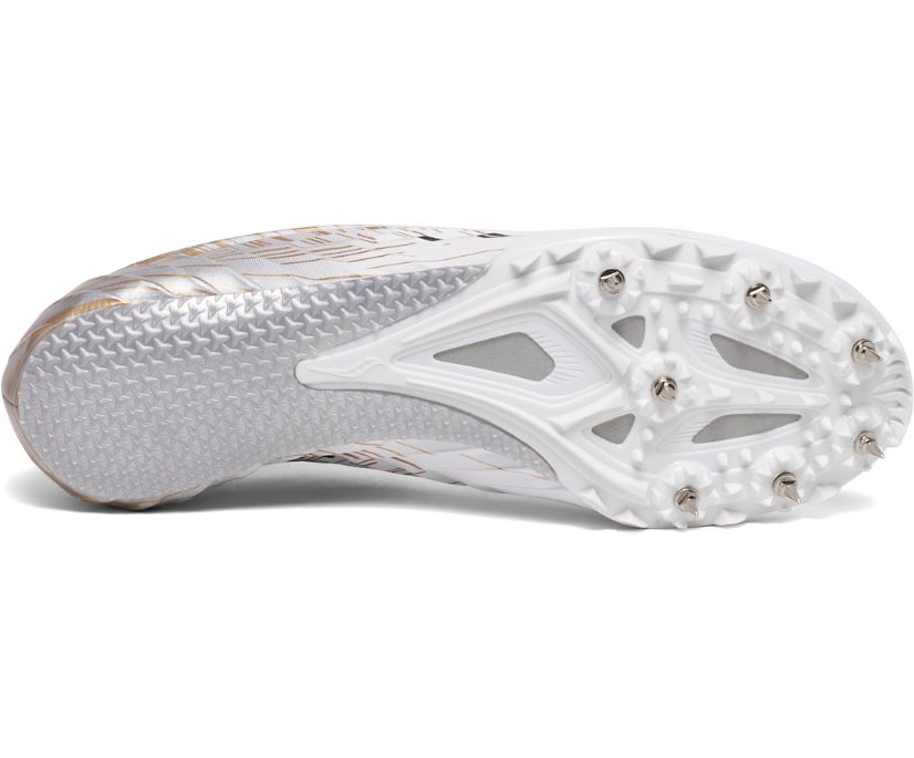 Saucony Spitfire 5 Women's Running Shoes White / Gold | AU 204CTVE